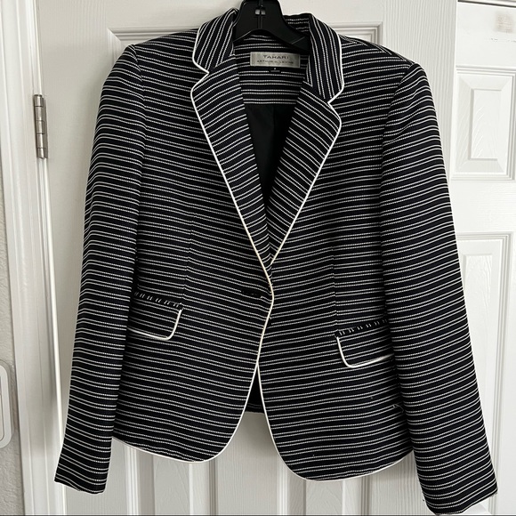 Tahari Striped Blazer - Picture 1 of 4